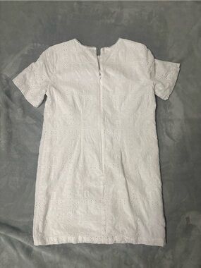 LOFT White Eyelet Mini Dress